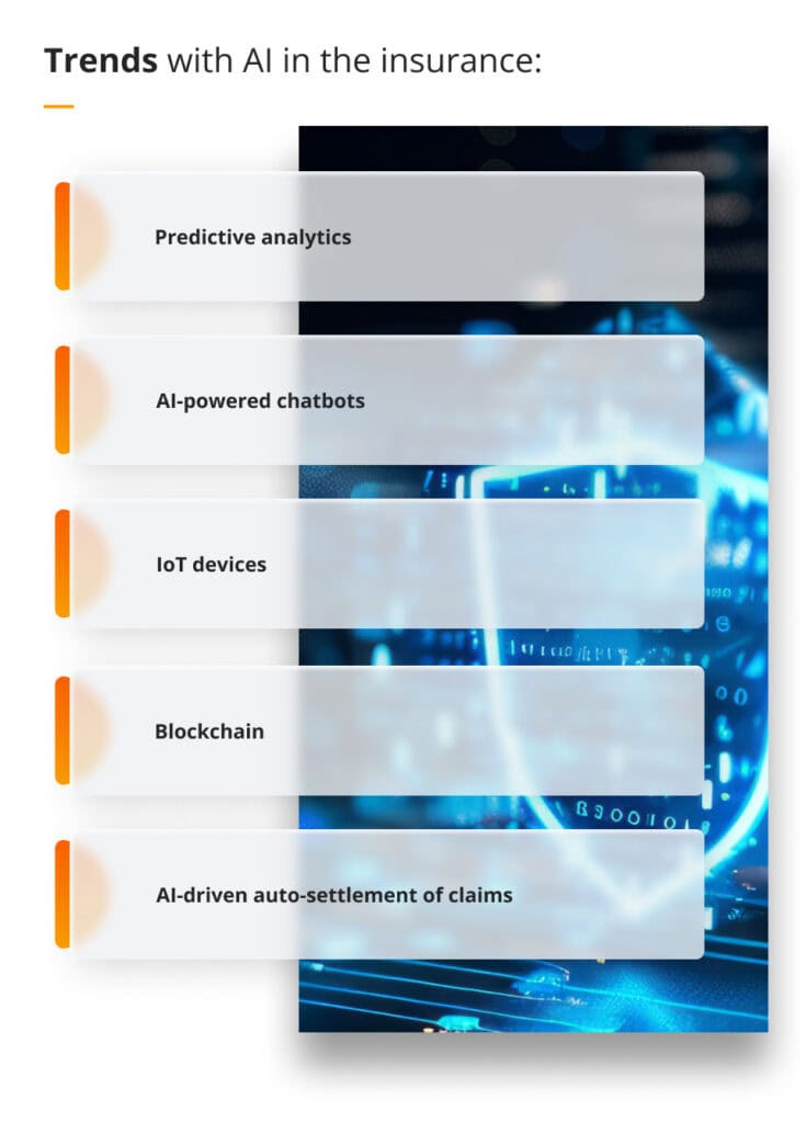 AI in insurance: how can it be used and what are the benefits? Trends with AI in the insurance